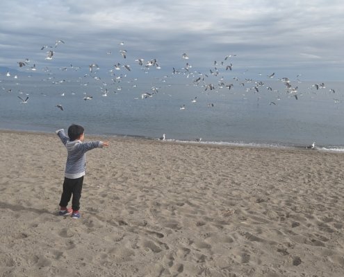 viajar lento, slow travel con niños