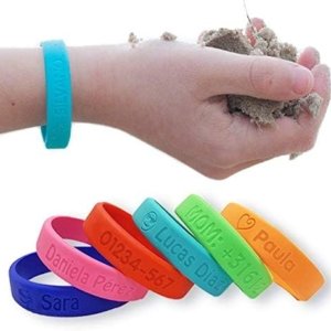 pulsera identificación niños viajes